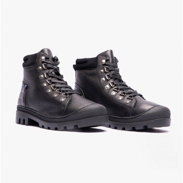 Joules NOA Womens Leather Boots True Black