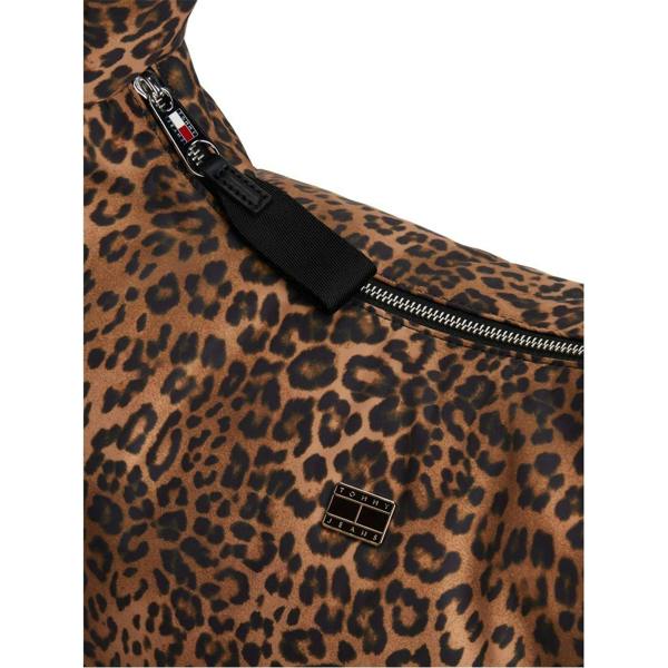 Tommy Jeans Leopard Print Hobo Bag - Brown - 