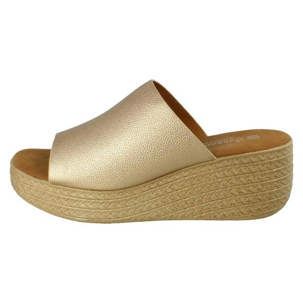 Savannah Ladies Savannah Platform Sliders F00478