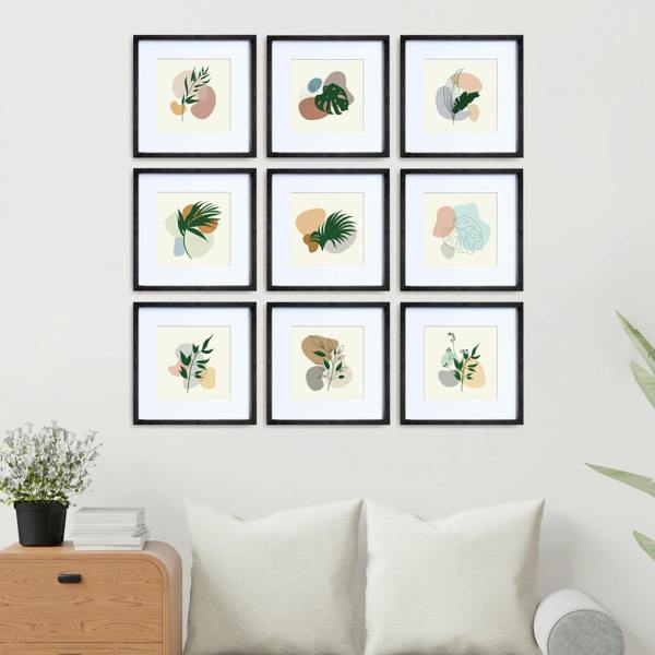 nielsen 9 Piece Gallery Wall Frame Set - Black