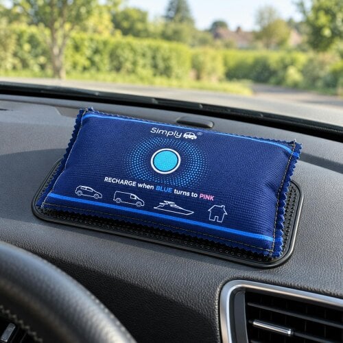Simply Reusable Car Dehumidifier Clear Windscreen Damp Moisture Absorbing Bag 1KG