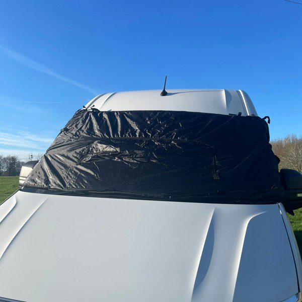 External Thermal Sun, UV & Ice Motorhome Windscreen Blind Cover OLPRO