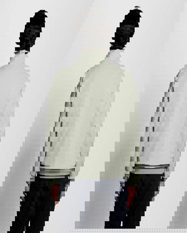 Lyle & Scott Cotton Mens Harrington Jacket - Y117 Wheat | CHO | Designer Mens Bomber Jackets