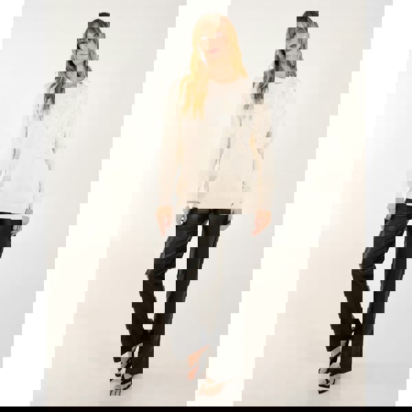 Blue Vanilla Flower Diamante Jumper