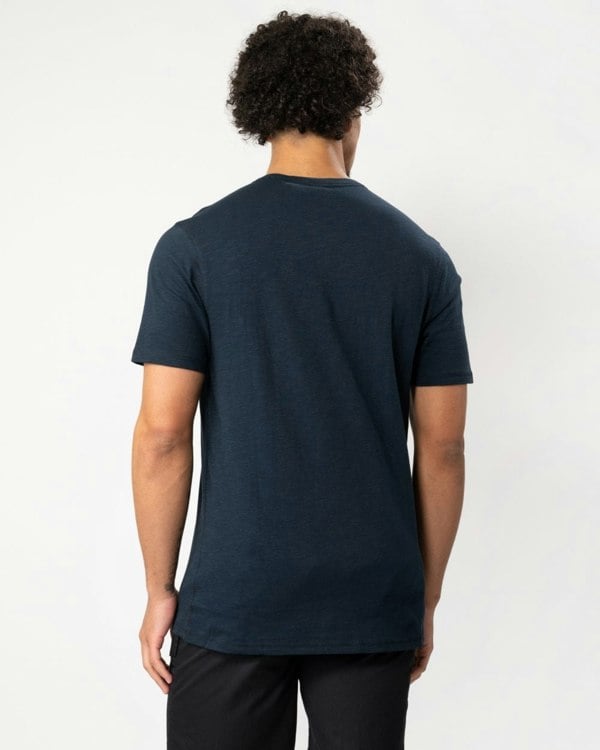 BOSS Orange Tegood Mens Crew Neck T-Shirt - Dark Blue 404