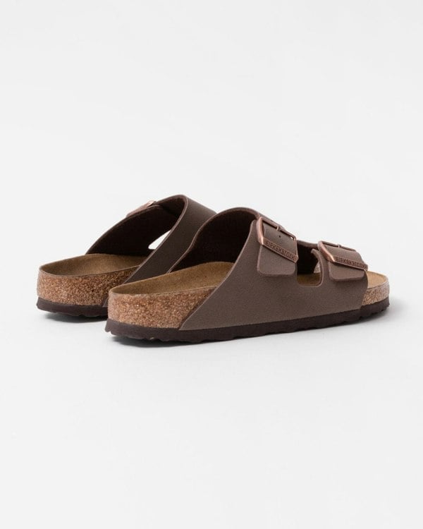 Birkenstock Arizona Birko-Flor Nubuck Womens Sandals - Mocha