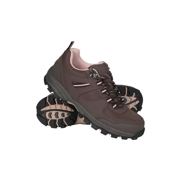 Mountain Warehouse Womens/Ladies Mcleod Wide Walking Shoes - Dark Brown - 