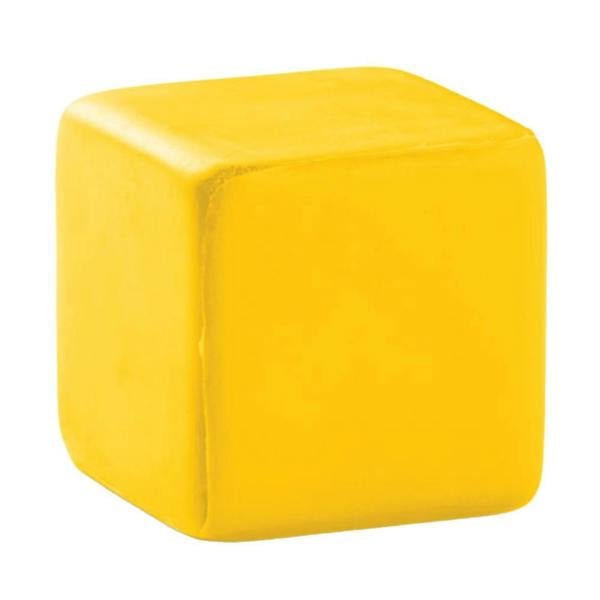 MidOcean Squarax Square Stress Toy - Yellow - 