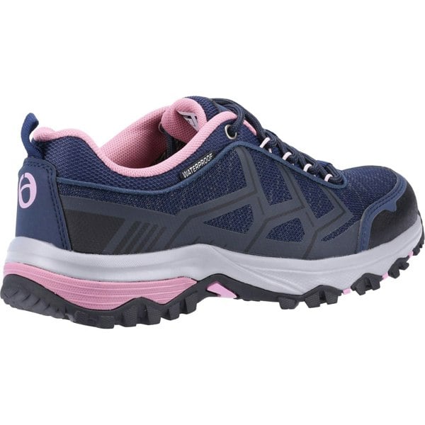 Cotswold Wychwood Low Recycled Plastic+Synthetic Pu Women's Navy/Pink Hiking Boots