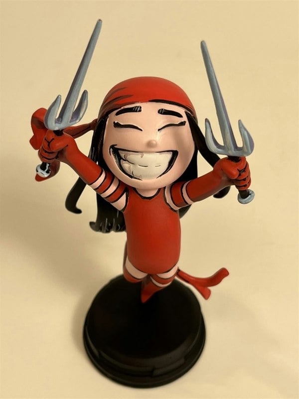 MCSlots Elektra on Stand 13cm Sculpted Gentle Giant Numbered Limited Edition