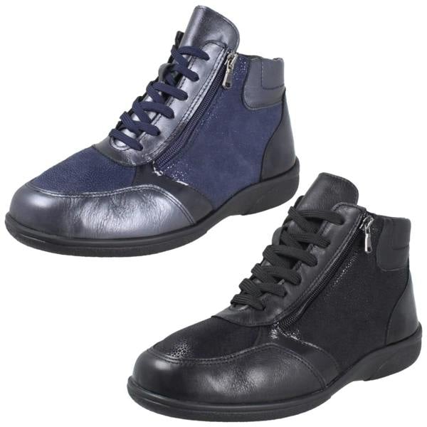 DB Shoes Ladies DB Shoes Wide Fitting Ankle Boots Nova