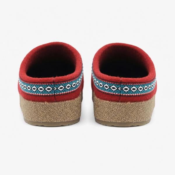 Haflinger FRANZL Mules in Red