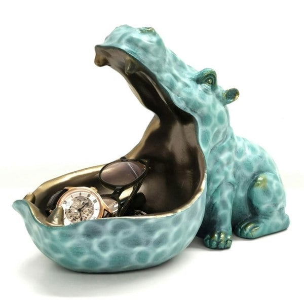 Hungry Hippo Desk Tidy – Quirky Storage for Keys, Pens and Chaos