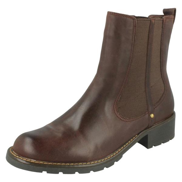 Clarks Ladies Clarks Chelsea Pull On Boots Orinoco Club