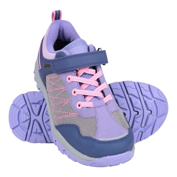 Mountain Warehouse Childrens/Kids Stampede Waterproof Walking Shoes - Lilac