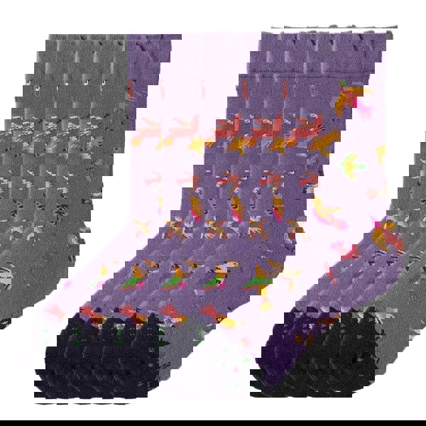 Anysox 5 Pairs Size 5-9 of Fashion Long Sock Cartoon Personalized Creative Birds Painting For Men Woman Foot Cold Winter Warm Comfortable Accessories