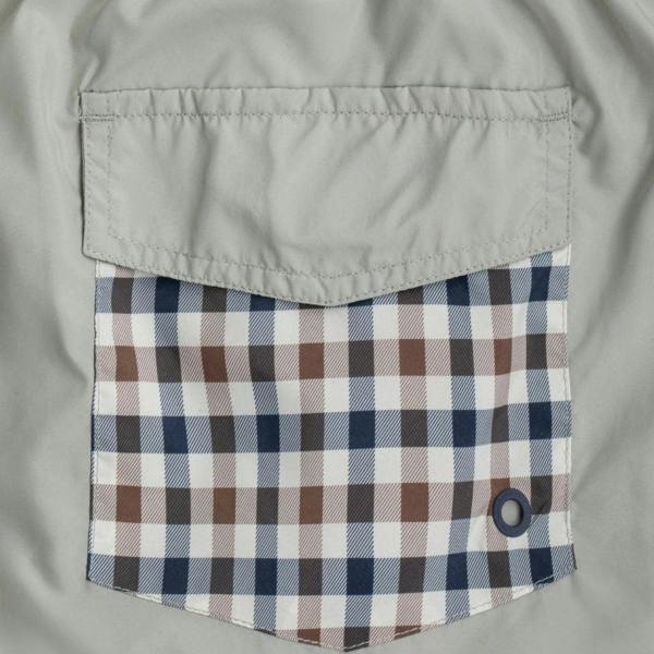 Aquascutum Active CLUB CHECK POCKET BEACH SHORT AB_B006_BB003 34 Salvia (Light Green) SWIM SHORTS MENS S