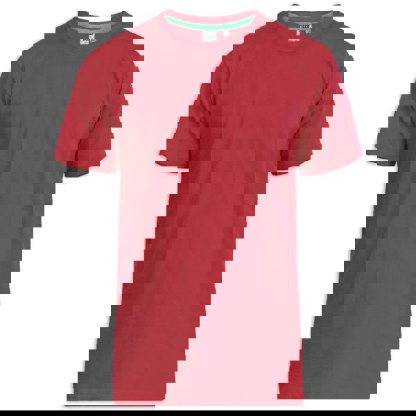 Duke Mens D555 Flyers 2 Crew Neck T-Shirt - Red - 