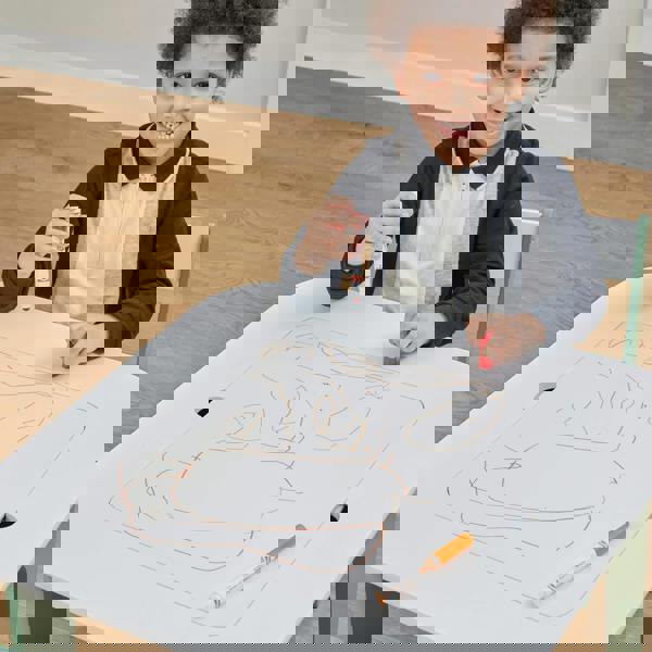 Liberty House Toys Kids 4-in-1 Play Table and Two Chairs Set