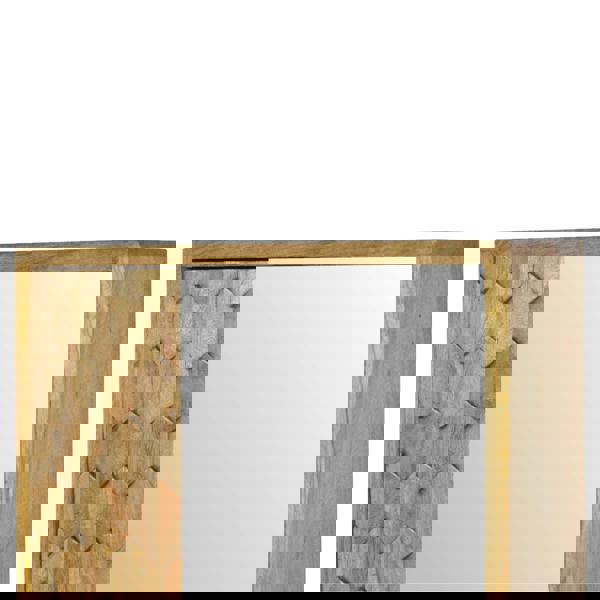 Artisan Furniture Pineapple Carved Mirror Cabinet