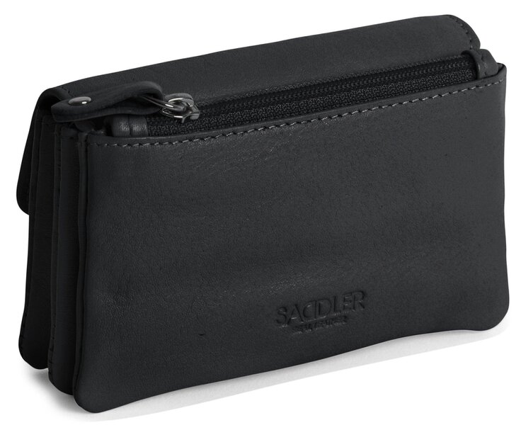 SADDLER Spacious Leather Purse "Lily" – Handmade by Saddler | RFID Protected & Gift Boxed | Triple Gusset Design for Cards, Coins & Keys