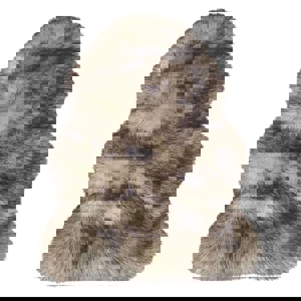 Luxury Faux Fur Rugs in Brown & Grey & White – The Rugs