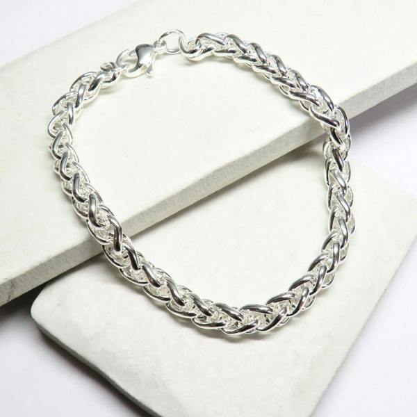 Aye Do Gifts Pleated Silver Bracelet