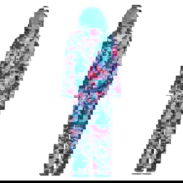 Mountain Warehouse Childrens/Kids Cloud Print Waterproof All In One Snowsuit - Light Purple