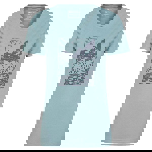 Mountain Warehouse Womens Discover Bournemoth Printed T-Shirt - Blue