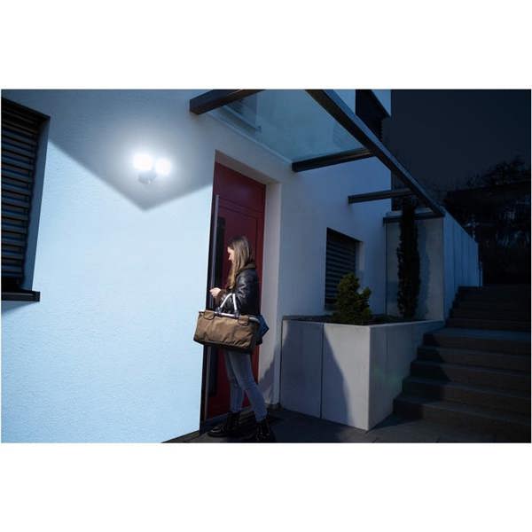 Brennenstuhl Connect WiFi LED Duo Floodlight with motion sensor WFD 3051 P / LED Security Light 36W - 4300 Lumen
