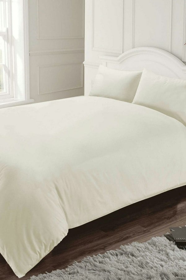 HomeSpace Direct Egyptian Cotton Duvet Cover Set 400 Thread Count