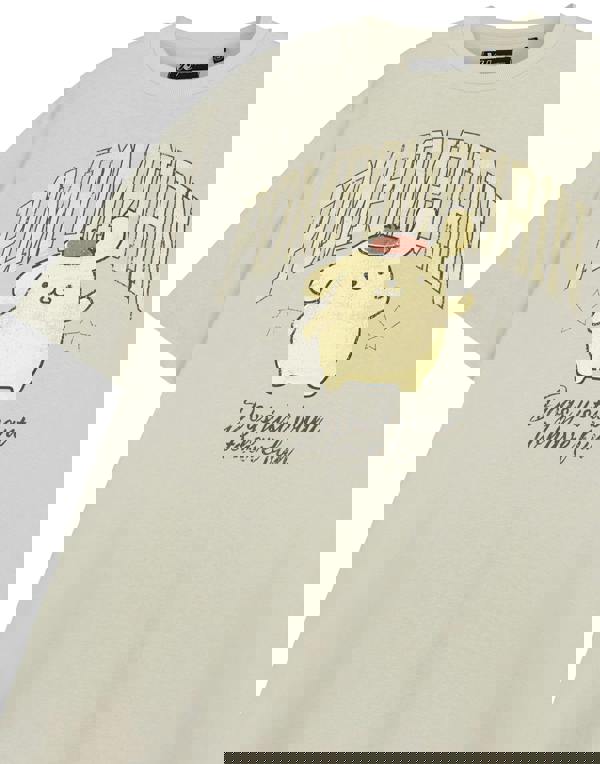 Hello Kitty & Friends Womens Beige Pompompurin Short Sleeved T-Shirt
