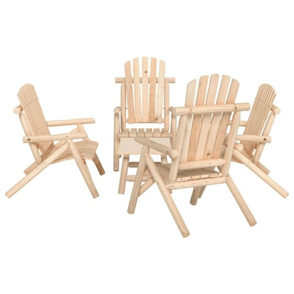 Berkfield 5 Piece Garden Lounge Set Solid Wood Spruce