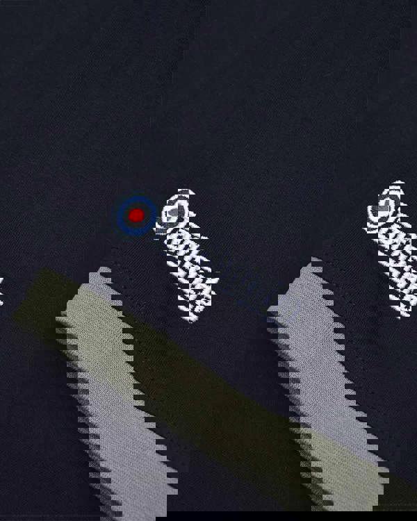 Lambretta Mens Target Ringer Casual Retro SKA Ringer Logo T-Shirt