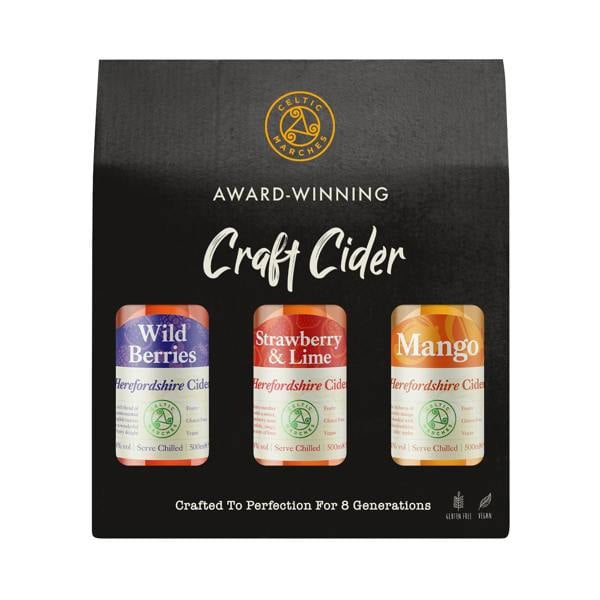 Celtic Marches Mixed Cider Gift Packs x 3