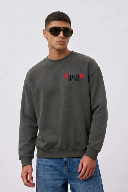 London Attitude Tokyo After Dark Graphic Sweatshirt