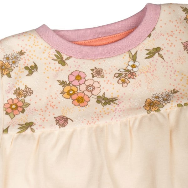 Luca and Rosa Floral Print Girls Pyjamas