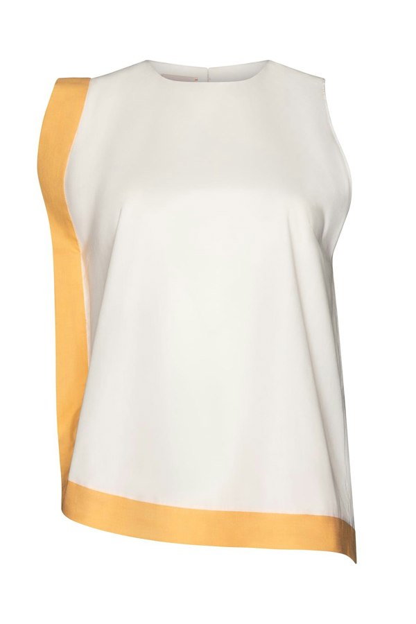 Bo Carter Ari Top - White & Orange