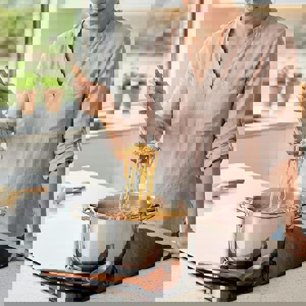 Anygleam Brown 2pcs Wooden Ladle Mix Style Food Kitchen Tableware