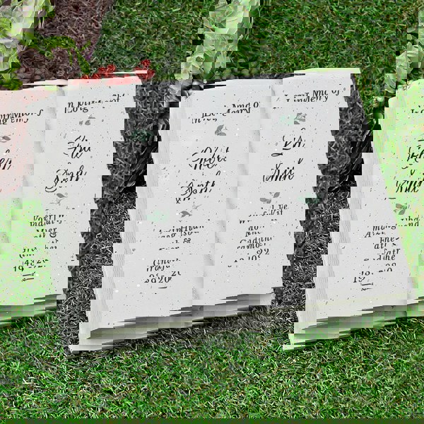 Personalised Memento Company Personalised Couples In Loving Memory Resin Book