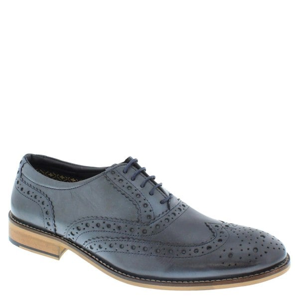Herbert Frank Enfield Mens Leather Lace Up Wingtip Formal Gatsby Evening Brogue Shoes