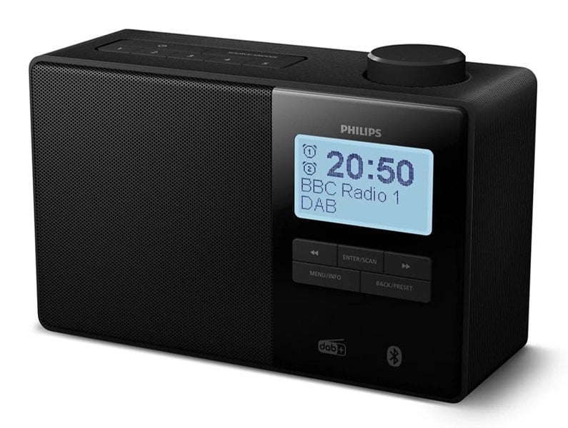 Philips TAR5600 DAB/FM Bluetooth Portable Clock Radio – Free Gift RRP £10!