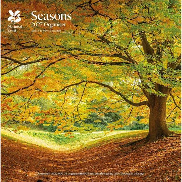 National Trust, Seasons Family Organiser 2027, Family Planners, Month To View, Natural World, Gift