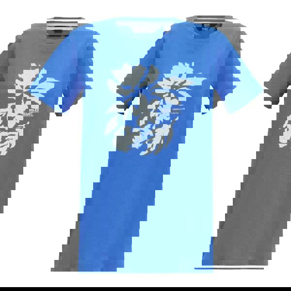 Regatta Womens Filandra VX Flower Silhouette T-Shirt - Sonic Blue