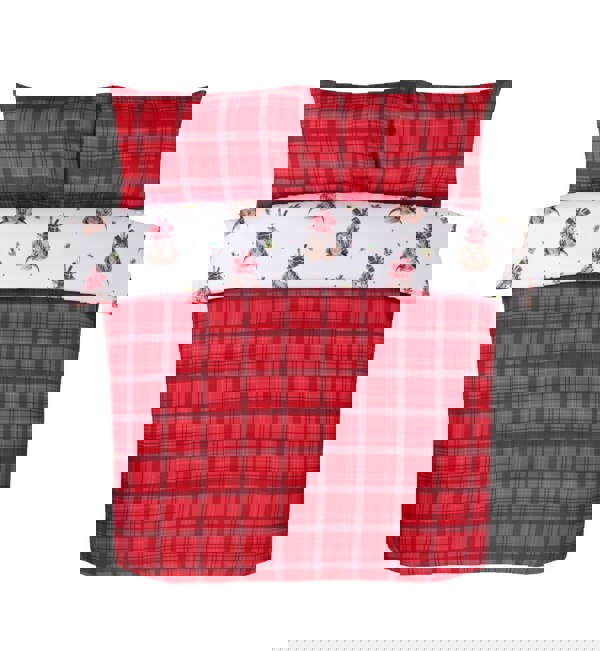 Rapport Home Highland Cow White Duvet Cover Set