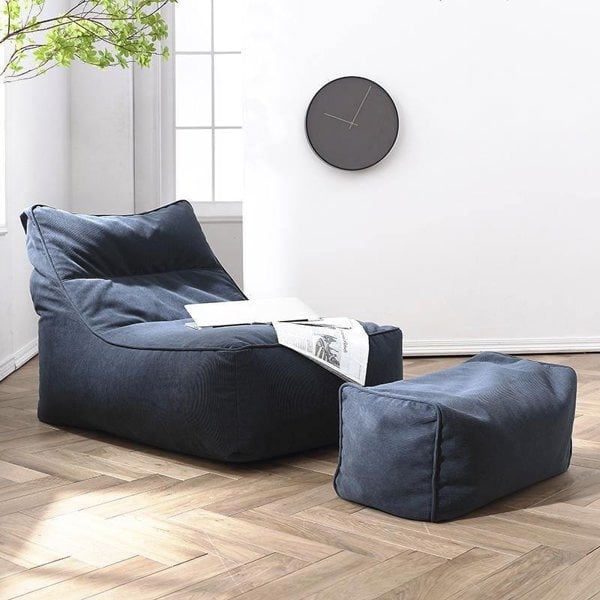 Andra Beanbag And Footstool-Weilai Concept-Weilai Concept