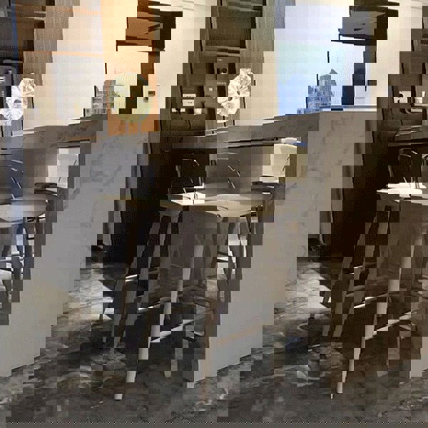 Yves Nordic Bar Stool, Woonden Leg-Ritconcept-Rit Concept