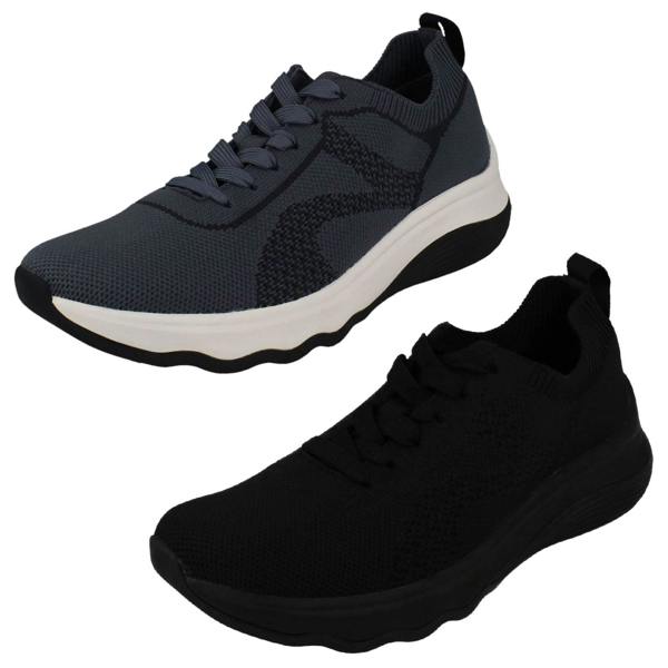 Clarks Ladies Clarks Lace Up Trainer Circuit Tie