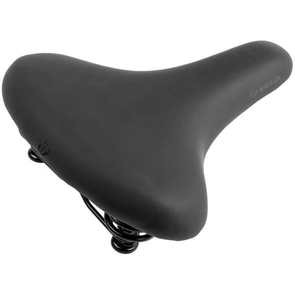 Velo Basic S City Comfort Bicycle Saddle - Black