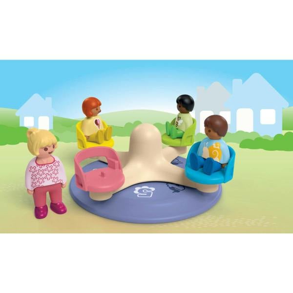 Playmobil JUNIOR: Number-Merry-Go-Round - 71701 Playset